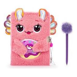 Dream Pop Flauschiges Tagebuch Axolotl mit Pompons (57965173)