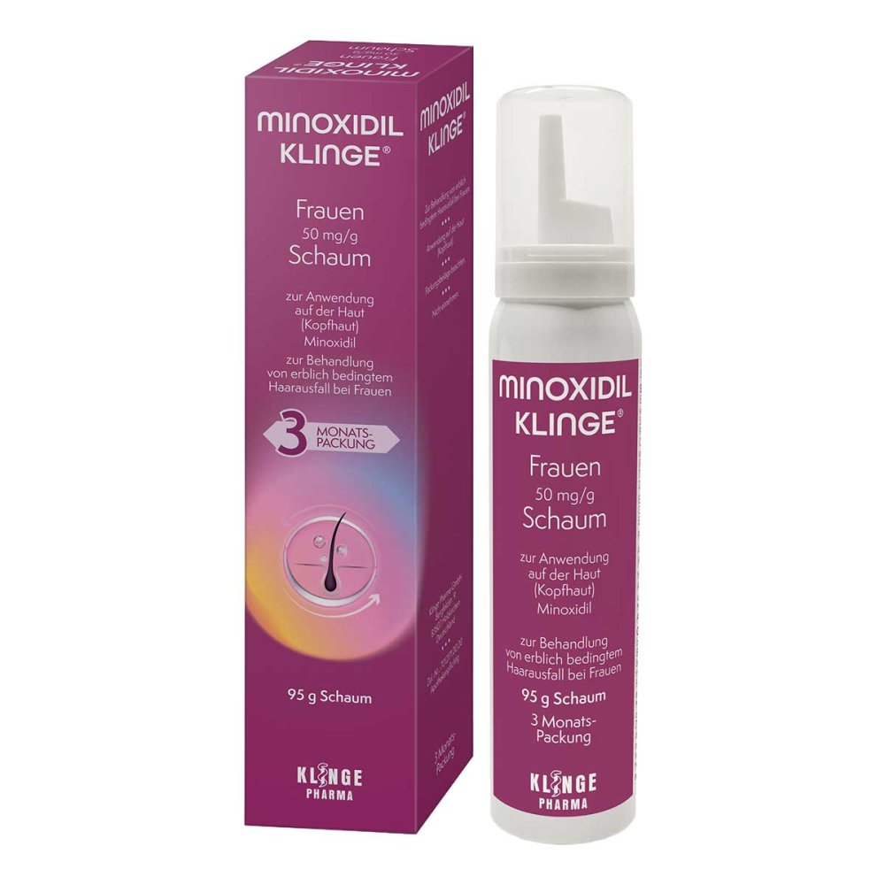 Klinge Pharma GmbH Minoxidil Klinge Frauen 50 mg/g Schaum 19886035