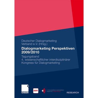 Dialogmarketing Perspektiven 2009/2010, Taschenbuch von , Betriebswirtschaftlicher Verlag Gabler, 978-3-8349-2280-9