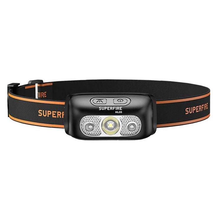 Superfire HL05-D headlight, 110lm, USB (110 lm) (HL05-D)