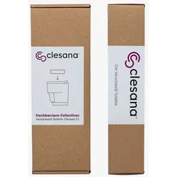 Clesana Hochbarriere-Folienliner für Clesana C1 Toilette 2er-Set