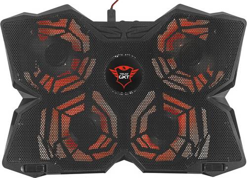 Trust GXT 278 Yozu Notebook-Ständer mit Kühlfunktion höhenverstellbar, regelbare Lüfter