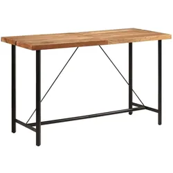 vidaXL, Bartisch, Corsenum (Akazie Massivholz) (180 x 180 x 107 cm, 180 x 180 x 107 cm)