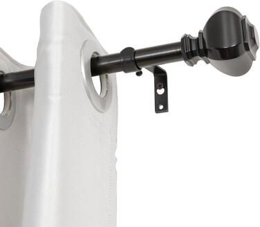 "UTOPIA ALLEY Wall Mounted 3/4 Inch Curtain Rod - Curtain Rods For Windows 86 to 120 Inch, Adjustable Drapery Rods - 86 to 120"""