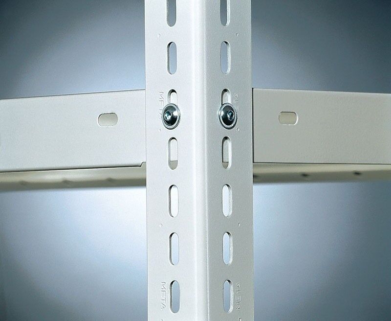 META Fachbodenregal FIX, 100 kg, 3000 x 1000 x 400 mm, Grundregal
