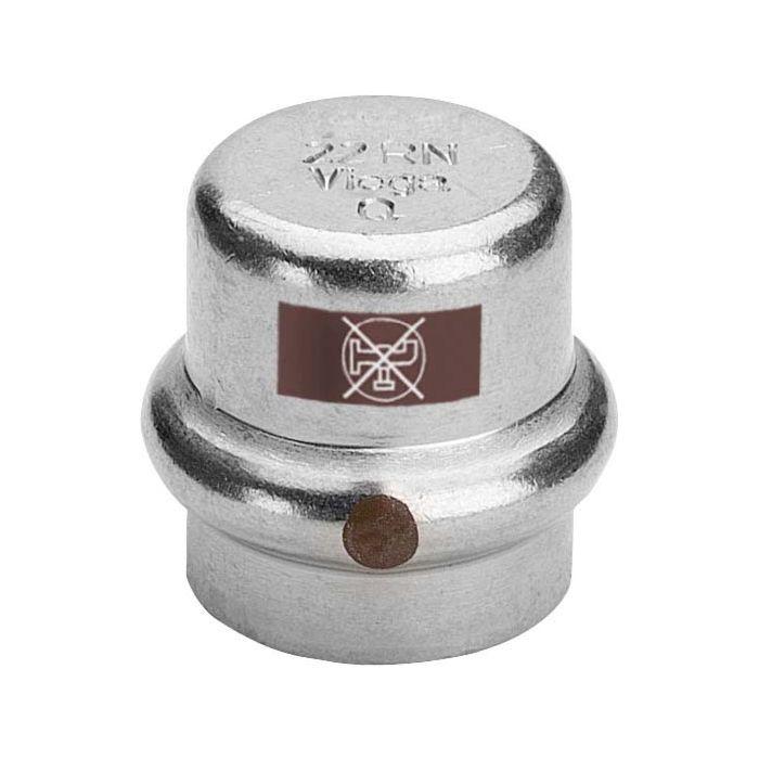 Viega Temponox Kappe 811990 35 mm, Stahl nicht rostend, SC-Contur