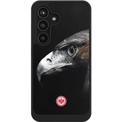 Nivocase Hülle für Samsung Galaxy S24 Handyhülle NIVOcore Case Schwarz Europameisterschaft Eintracht (Samsung Galaxy S24), Smartphone Hülle, Schwarz