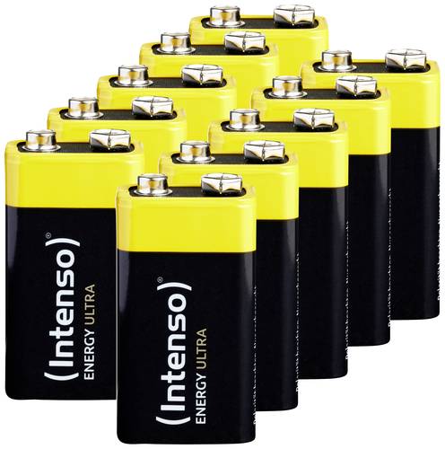 Intenso 7501451MP 9V Block-Batterie Alkali-Mangan 560 mAh 9V 10St.
