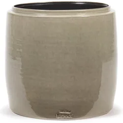 Glazed Shades Übertopf 26 cm, grau