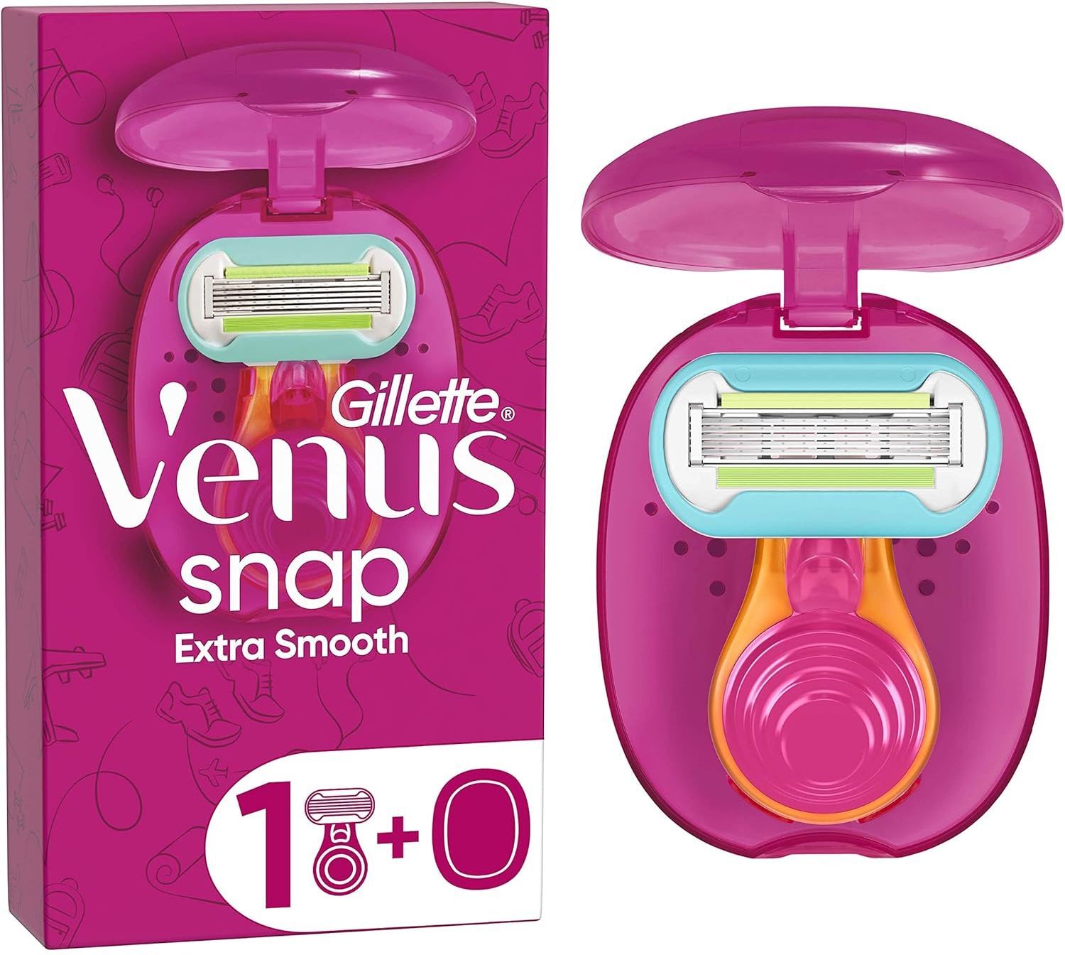 Gillette Venus Extra Smooth Snap Women’s Razor + 1 Refill