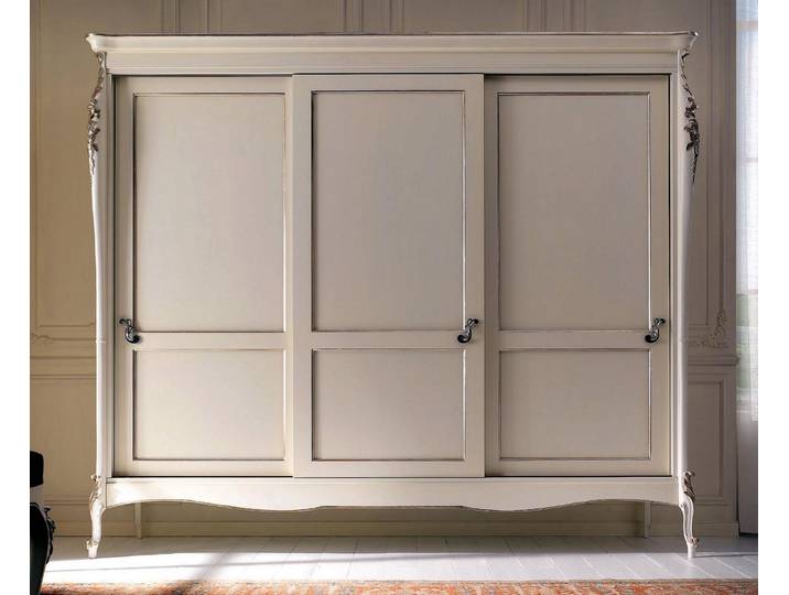 JVmoebel Kleiderschrank Holz Kleiderschrank in Weiß – Hochwertiges Design von JVmoebel (1-St) Made in Europa