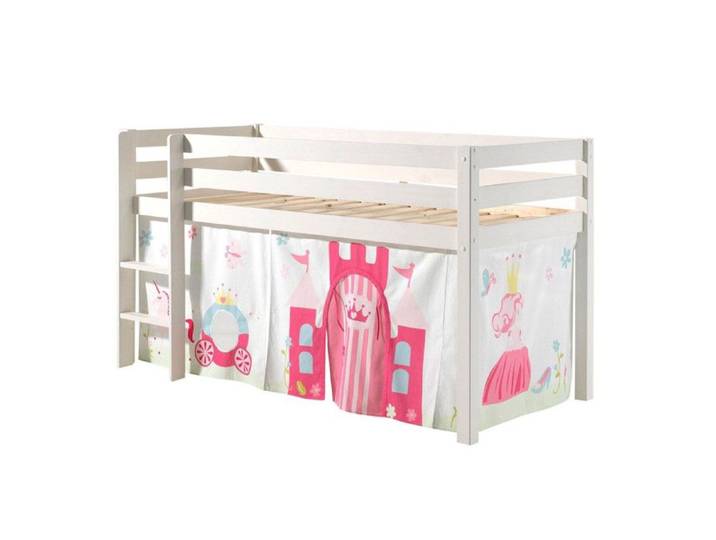 Lit Enfant  Pino Princesse  90x200cm Blanc