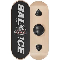 VEVOR Balance Board für Erwachsene (70 cm), Wackelbrett bis 200 kg Belastbar, Balance-Trainingsgerät mit 3-stufigem Bodenabstand und Rutschfester Oberfläche für Core-Training Stehpultübungen Yoga