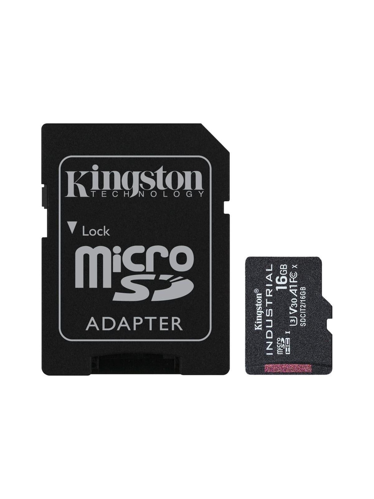 Kingston Industrial microSD/SD - 100MB/s - 16GB