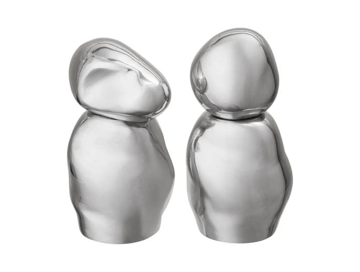 Ferm Living Moulin à sel et poivre Orevo, lot de 2 Mirror polished