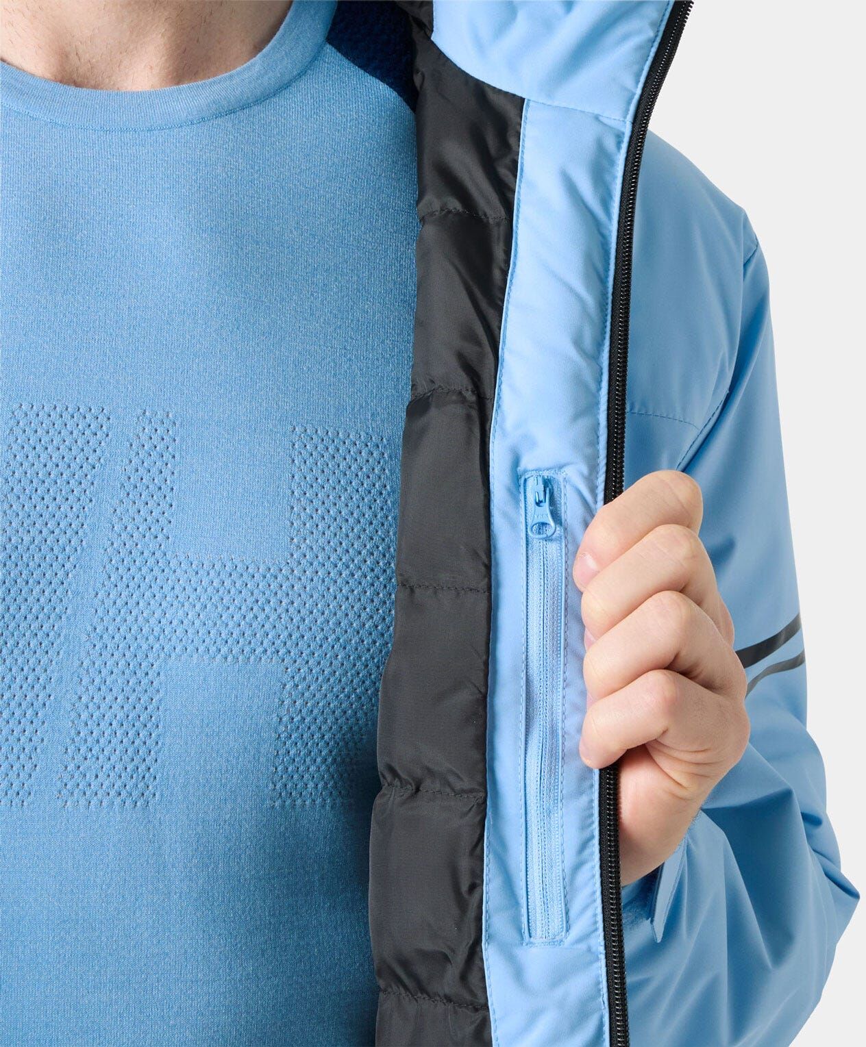 Helly Hansen Men's Swift Team Insulated Ski Jacket - Blue/Purple - L