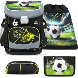 Belmil Belmil Mini-Fit ergonomisches Schulranzen-Set 4-teilig "Champion's Kick" Koffer24