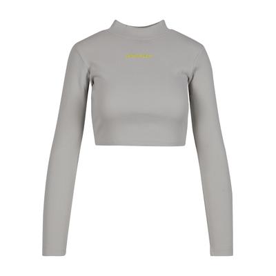 Longsleeve ROCAWEAR "Rocawear Damen Rocawear Longsleeve Berlin", Herren, Gr. XL, grau, 95% Baumwolle, 5% Elasthan, unifarben, slim fit, Rundhals, Shirts