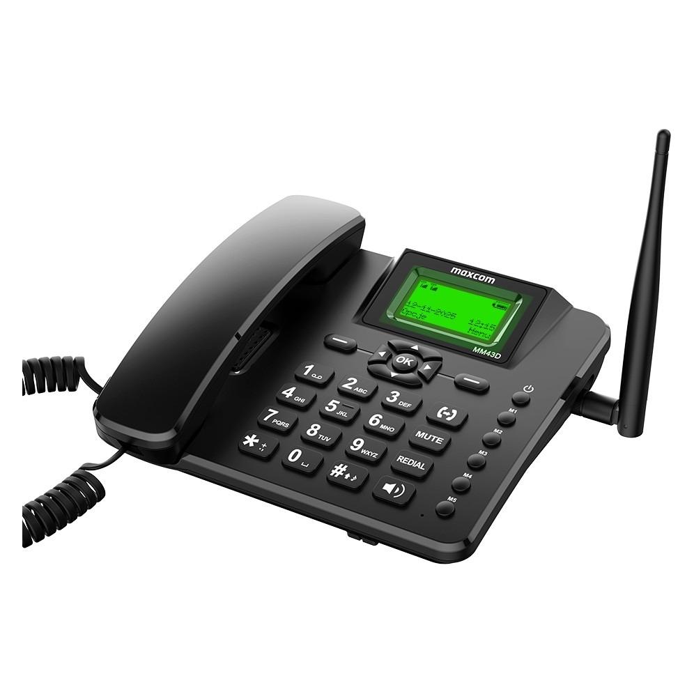 Maxcom Telefon stacjonarny Telefon MM 43D 4G VOLTE stacjonarny na kart SIM (MM43D)