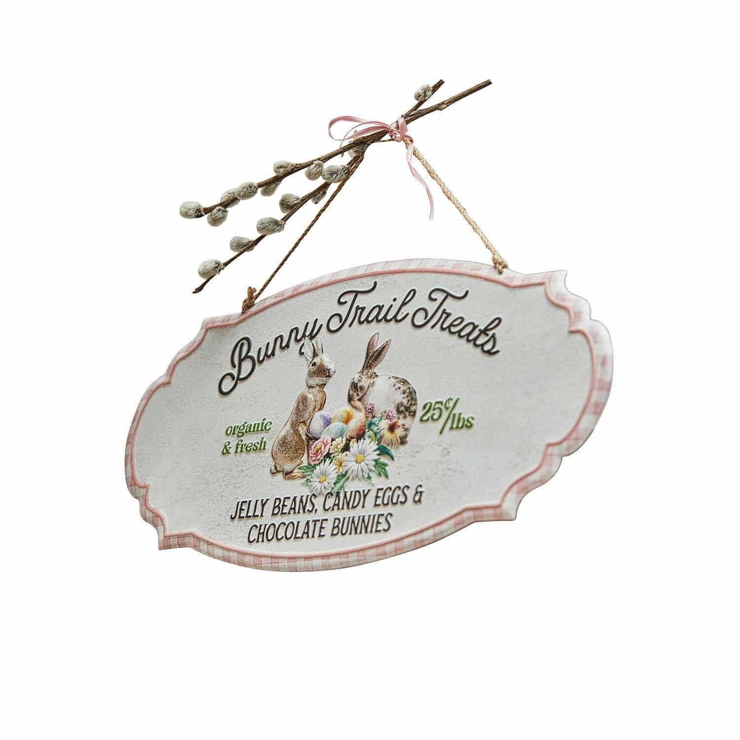 LOBERON Decoboard Bunny Trail roze/crème