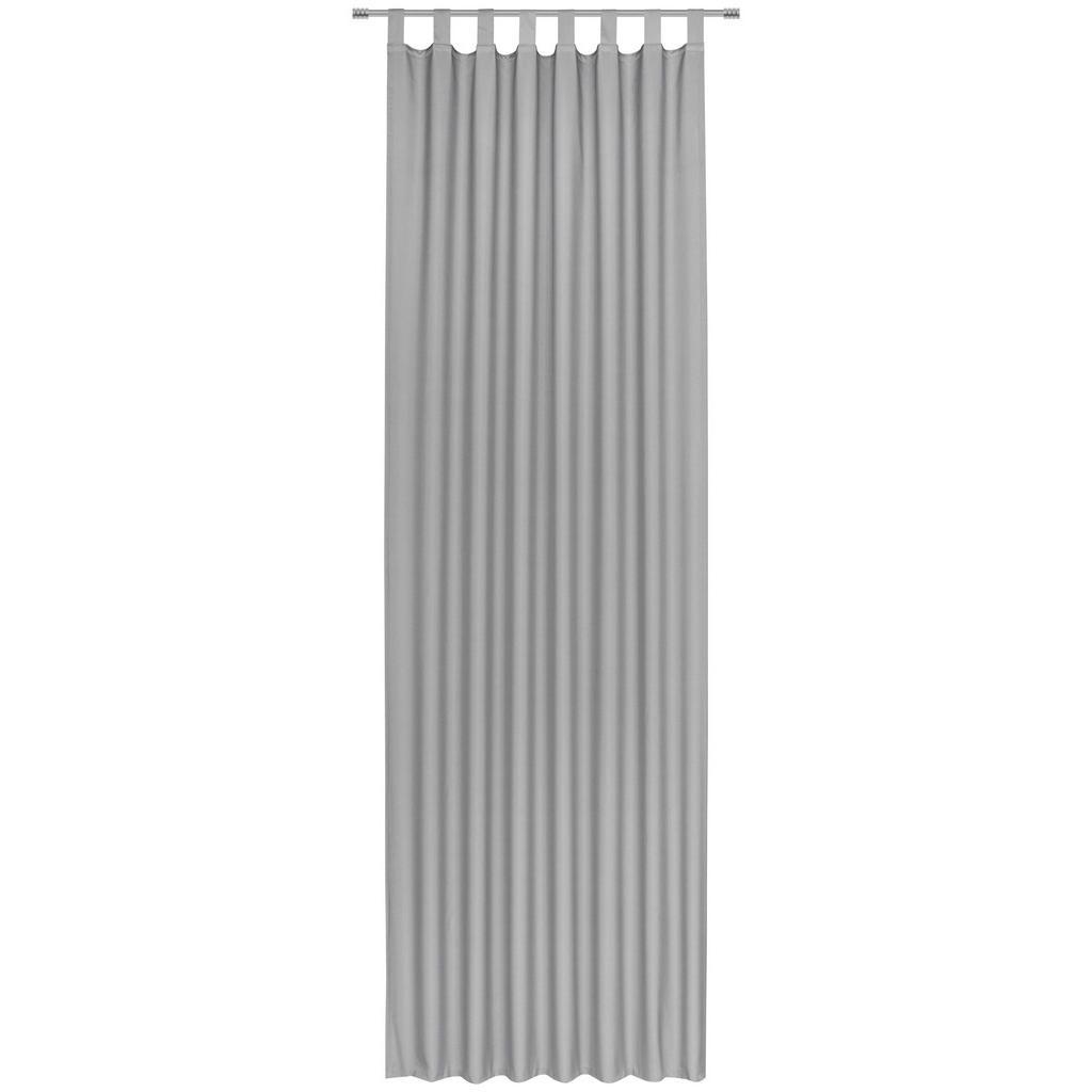 Esposa Outdoorvorhang , Grau , Textil , 140x300 cm , Textiles Vertrauen - Oeko-Tex® , Sondergrösse , Heimtextilien, Vorhänge, Fertigvorhänge