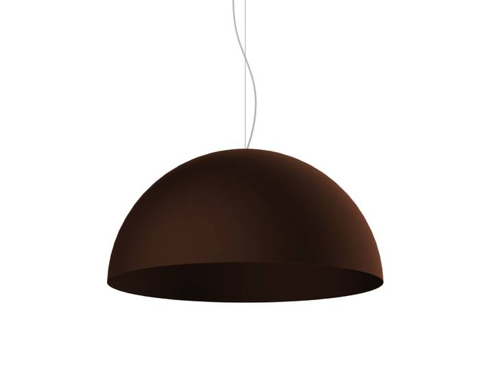 Cassis - lampe à suspension en métal corten e27