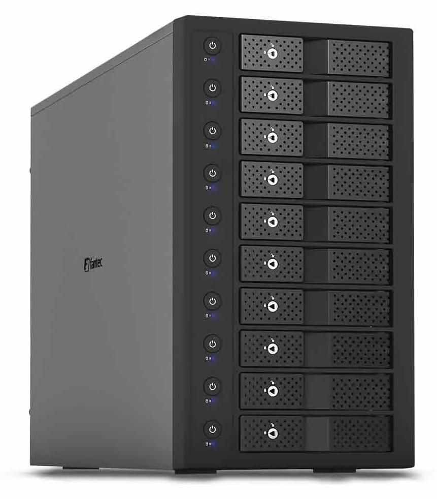 FANTEC MB-X10U31H 10x 3.5 Gehäuse