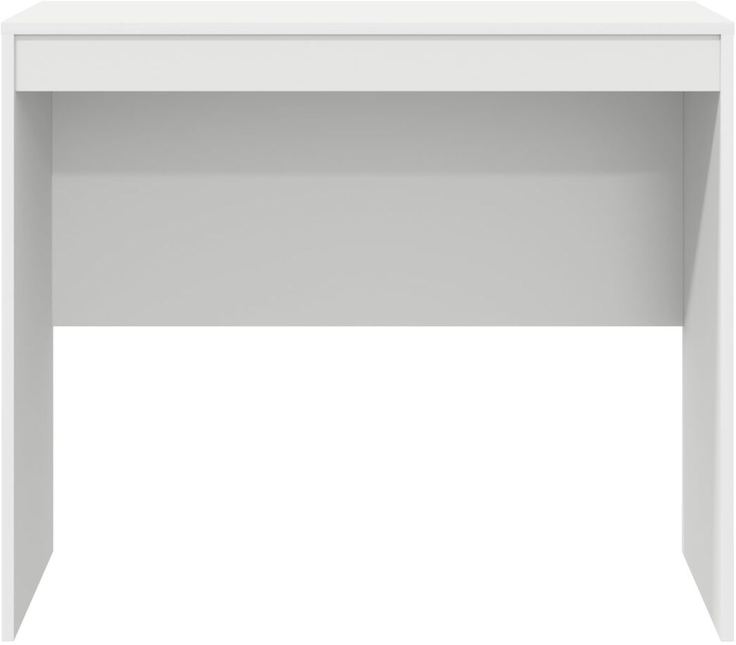 17 Stories Writing Desk Particle Board White 76cm H x 90cm W x 50cm D