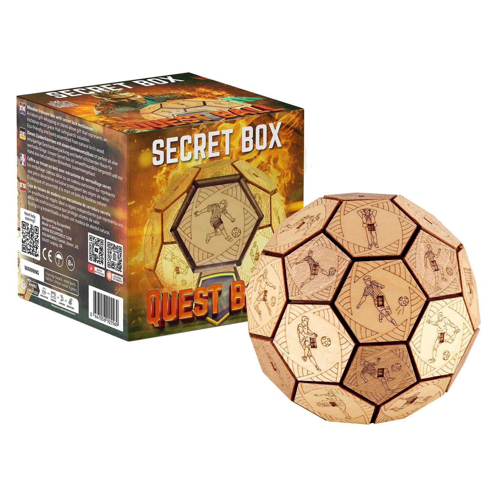 Escape Welt Quest Ball / Fussball - Rätselbox (Deutsch, 1 - 2 Spieler) (QUEST BALL)