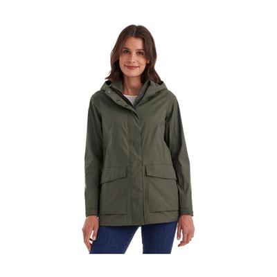 Funktionsjacke "GS 54 WMN JCKT", Damen, Gr. 36, grün (olivgrün), Obermaterial: 100% Polyester.Futter: 100% Polyester, G.I.G.A. DX BY KILLTEC, Jacken Funktionsjacke, Wasserdicht, atmungsaktiv, recycelte Materialien, abnehmbare Kapuze
