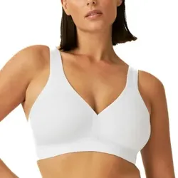 NATURANA BH Athleisure Soft Bra Weiß Baumwolle C 85 Damen