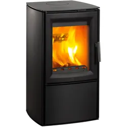 Varde  Kaminofen  Aura  3  mit  Gusseisendeckel  Stahl  schwarz  (5  kW)