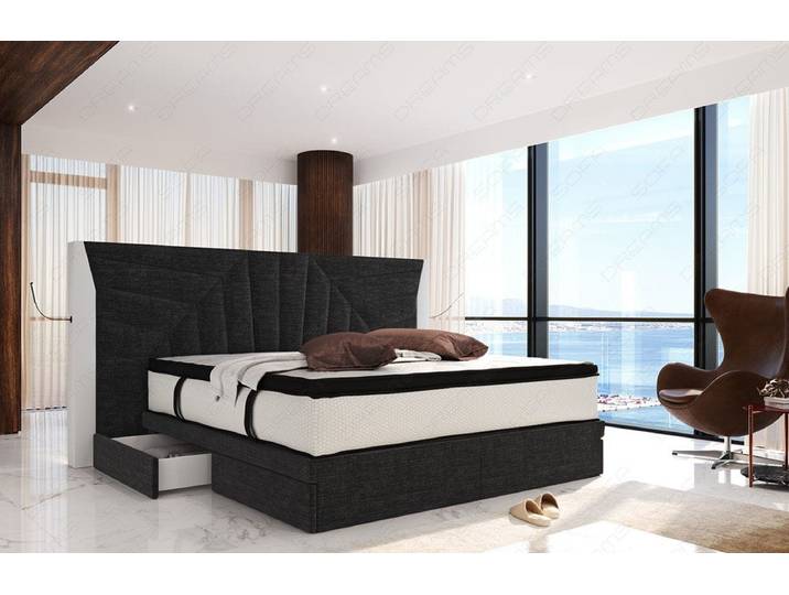 Boxspringbett Monaco Stoffbezug