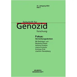 Zeitschrift für Genozidforschung 22. Jahrgang 2024, Heft 1, Fachbücher von Mihran Dabag, Kristin Platt