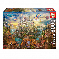 EDUCA Puzzle - Stadt der Träume - 8000 Teile 302879