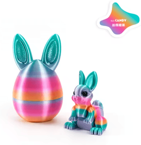 Inspire Picks 3D Printed Easter Rabbit Ornament With Egg Cute Desk Decor & Kids Gift 22