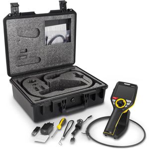 Trotec Endoskop-Kamera 3510009625, VSC106, mit LED, 1m Kabel, IP67, Display 960x720 Pixel, beweglicher Kopf Ø 6mm