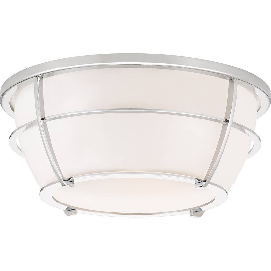 Quoizel ronde plafondlamp voor de badkamer