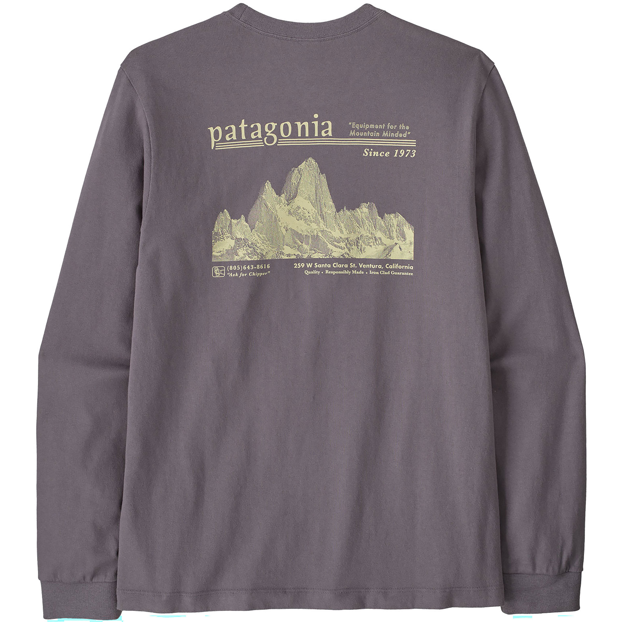 Patagonia MW Hut Tripper Skyline Herren Longsleeves grau Größe M Lifestyle Elastisch