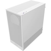 H5 Flow ( 2024 ) , Tower-Gehäuse weiß, Tempered Glass