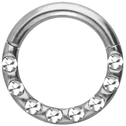 Titan Segmentring Clicker KRISTALLE + EPOXY