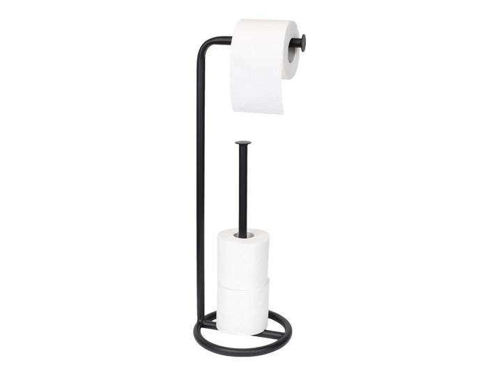 Loft42 Toilettenpapierhalter Grant Schwarz, Metall, 14x58x14 cm, Badezimmer, WC Ausstattung, Toilettenpapierhalter