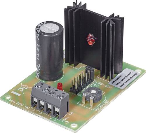 H-Tronic Netzteilmodul Baustein Eingangsspannung (Bereich): 5 - 26 V/AC Ausgangsspannung (Bereich): 1.35 - 30 1.0A