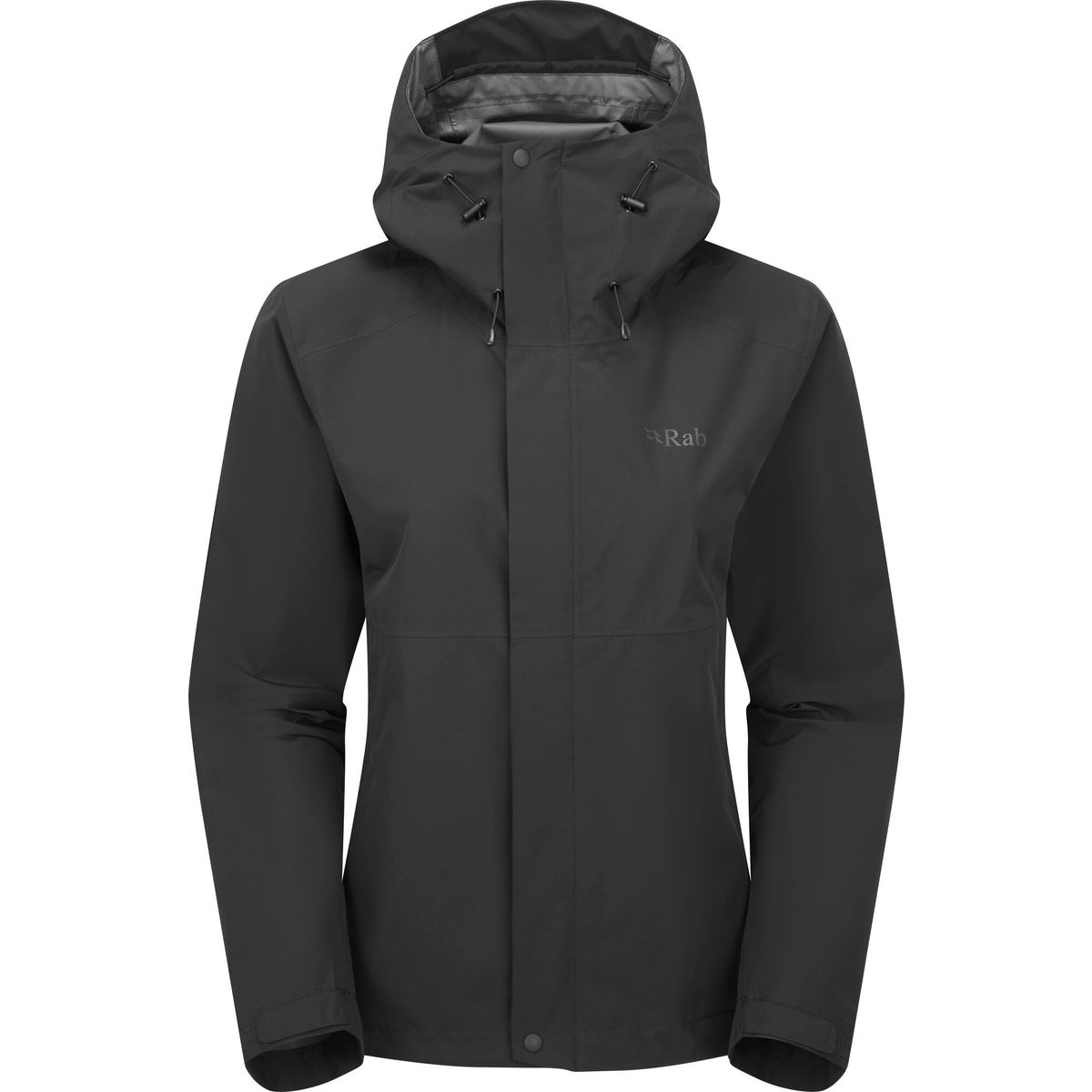Rab Downpour Jacket Wmns black (BLK) 12 QWI-07-BLK-12