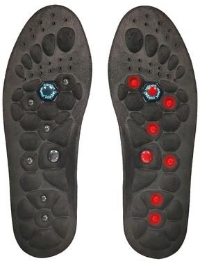 Healfit Counter Magnetic Therapy Insoles, Anti fatigue Insole, Foot Arch Support Weight Loss Shoe Pads black m