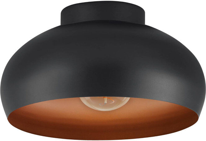 17 Stories Jesseka Flush Mount Black/Bronze
