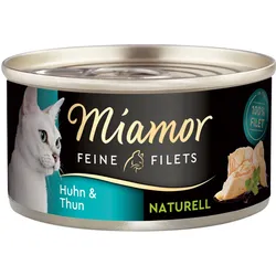 Miamor Feine Filets Natur Huhn & Thunfisch 24x80 g