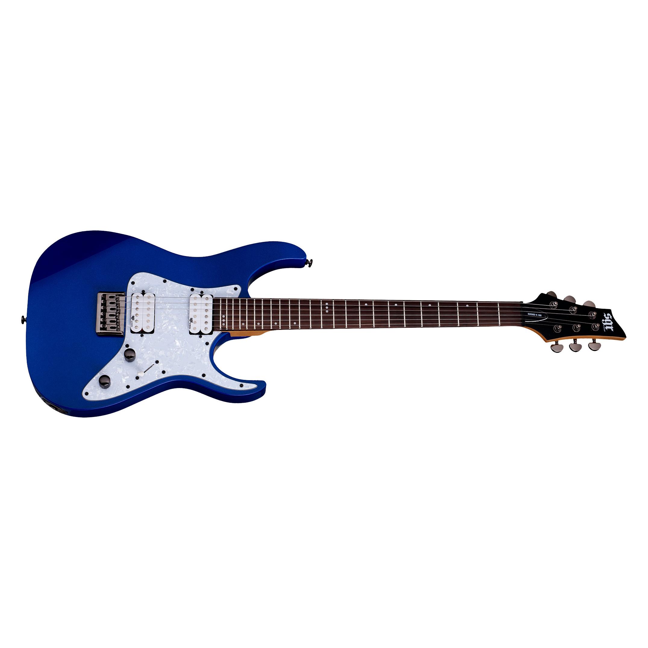 Schecter Guitar Research Schecter SGR Banshee-6 sähkökitara, Electric Blue (E-Gitarre, Basswood, Maple) (YSC3854)