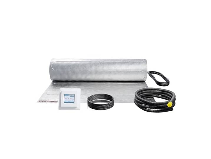STIEBEL ELTRON elektrische Fußbodenheizung für Laminat und Fertigparkett, Komplettset 8 m², 140 W/m², FTD 140/8 Set Plus, 205743