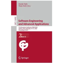 Software Engineering and Advanced Applications, Fachbücher von Darja Smite, Davide Taibi